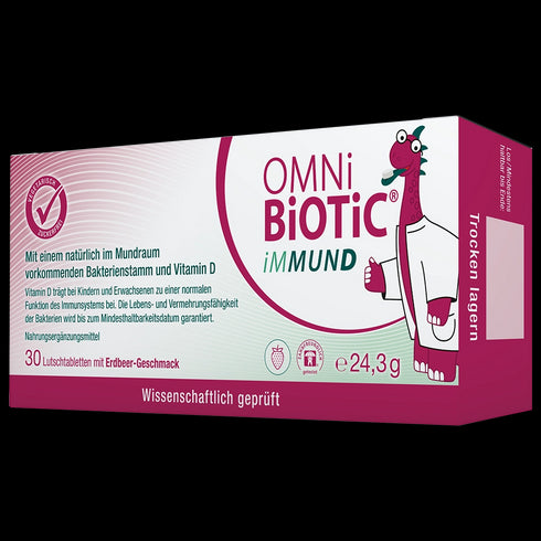 Eine Packung OMNi-BiOTiC iMMUND, 30 Lutschtabletten